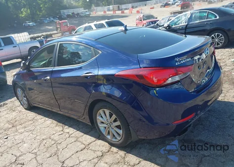 2014 Hyundai Elantra Se из США, поврежденный, VIN 5NPDH4AE3EH481853